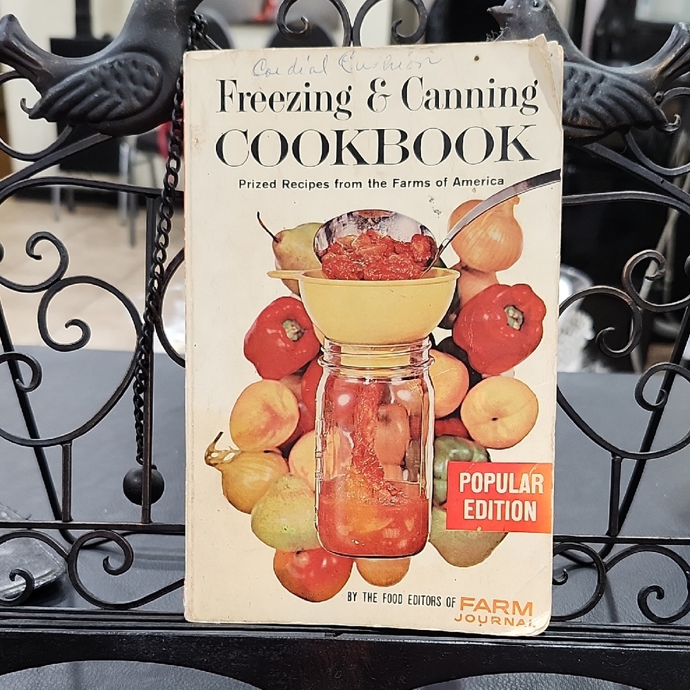 1964 FREEZING & CANNING COOKBOOK-POPULAR EDITION